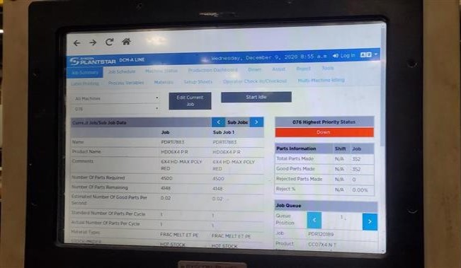 4.0 hmi job summary screen1